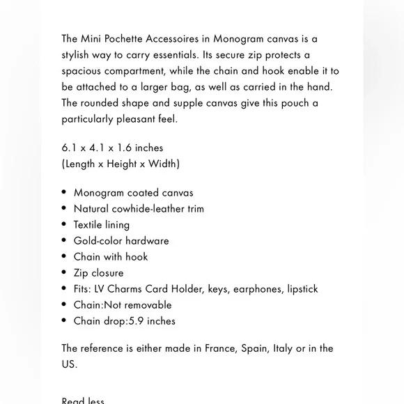 Louis Vuitton Mini Pochette - Picture 2 of 6